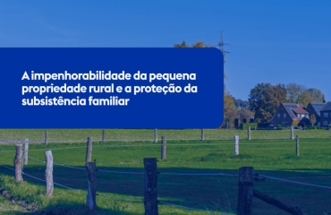 A impenhorabilidade da pequena propriedade rural e a proteção da subsistência familiar