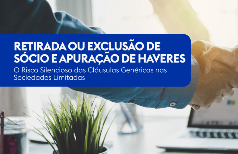 Retirada ou Exclusão de Sócio e Apuração de Haveres